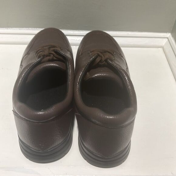 DREW Men’s Dk Brown Walker II Oxford Shoes with Brown Laces-size 13M - Picture 3 of 7